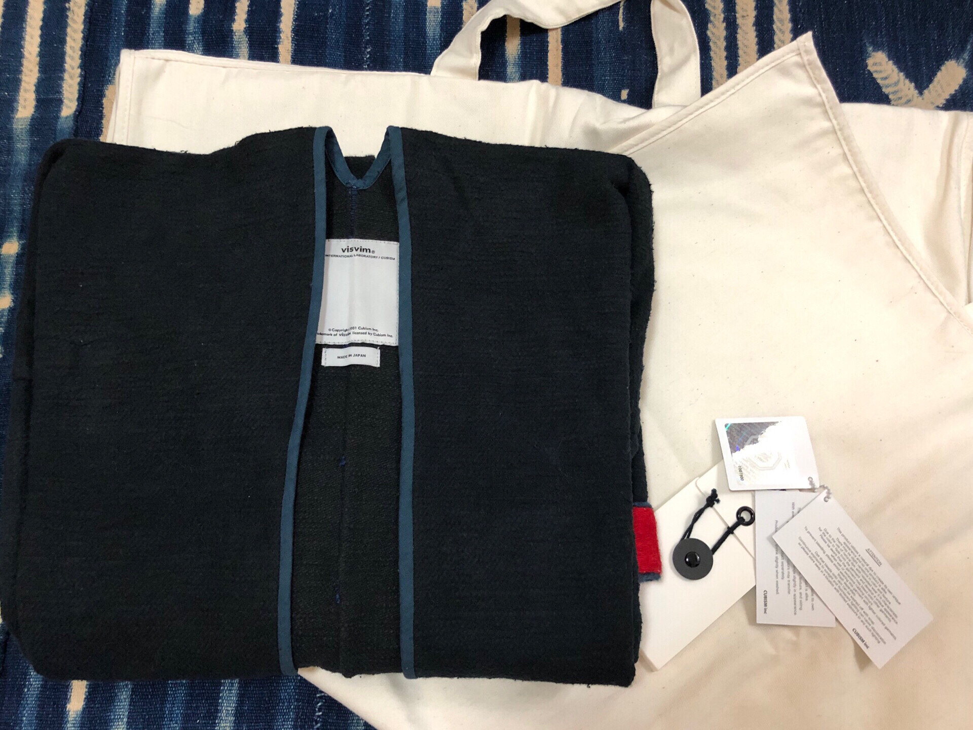 VISVIM 15AW SANJURO NATURAL DYE COAT — front