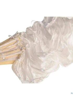LED Belly Dance Silk Fan 1.8m Long Bamboos Silk Fans Veil