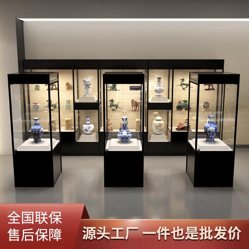 博物馆古董展示柜文物字画展架收藏品瓷器柜台定制珠宝玉器玻璃柜