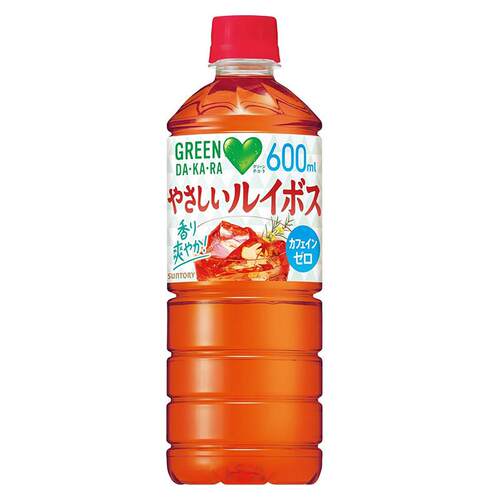 日本进口SUNTORY三得利GREEN DAKARA绿路易波士茶饮料600ml