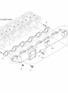 240203-00233吸气歧管组件L136T斗山
