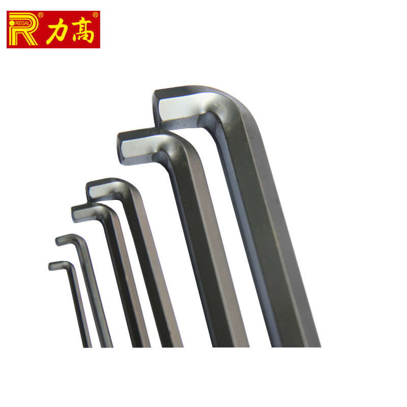 【台湾力高】S2钢单只超短头内六角扳手双头Z型平头 1.5-10mm