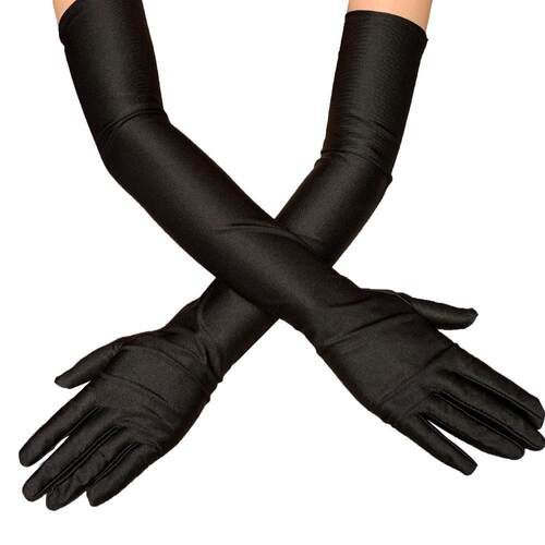 Classic Adult Black White Red Grey Skin Opera/Elbow/Wrist St