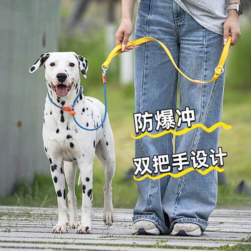 Howgo训练P绳狗狗牵引绳 小中大型犬p炼防爆冲半P炼狗绳子遛狗炼A