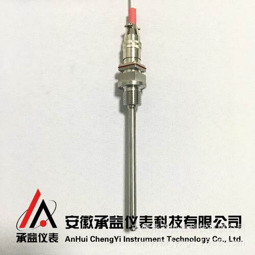 热电阻WZP-270航空插座式铂Pt100温度传感器螺纹16*1.5高精度