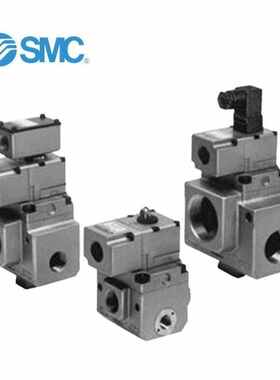 SMCVP3185系列弹性密封大型3通电磁阀直接配管型/单线圈VP3185V-1