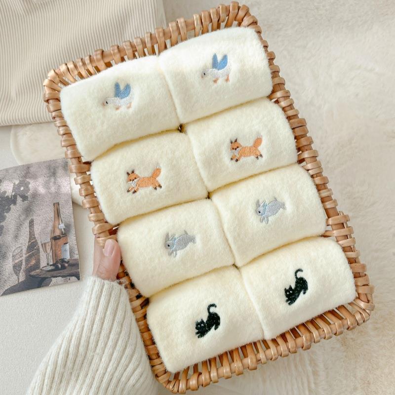 新款澳绒袜子女秋冬加厚保暖袜