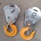 起重滑轮钩1吨2吨3吨轴承单轮钢丝绳吊环提升机卷扬机手动吊钩