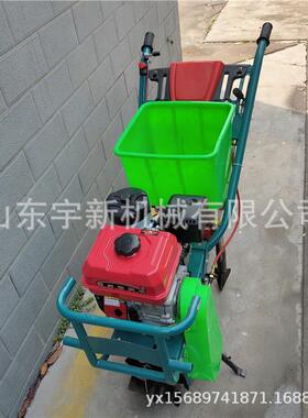 双豆行汽油手推播HED种机毛玉耘播机甘地蔗施肥米机