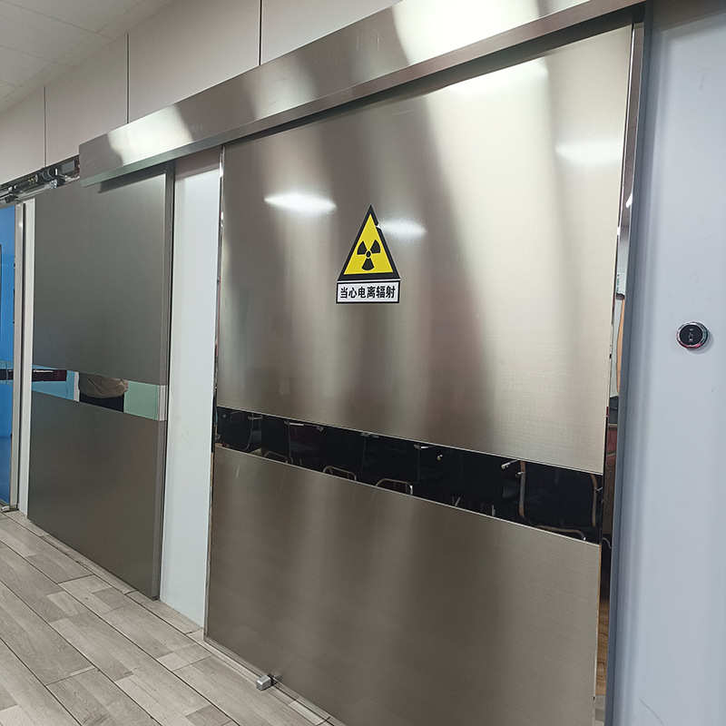 铅门电动推拉铅门医院用钢制电动净化门医院手术室CT室脚踏铅门