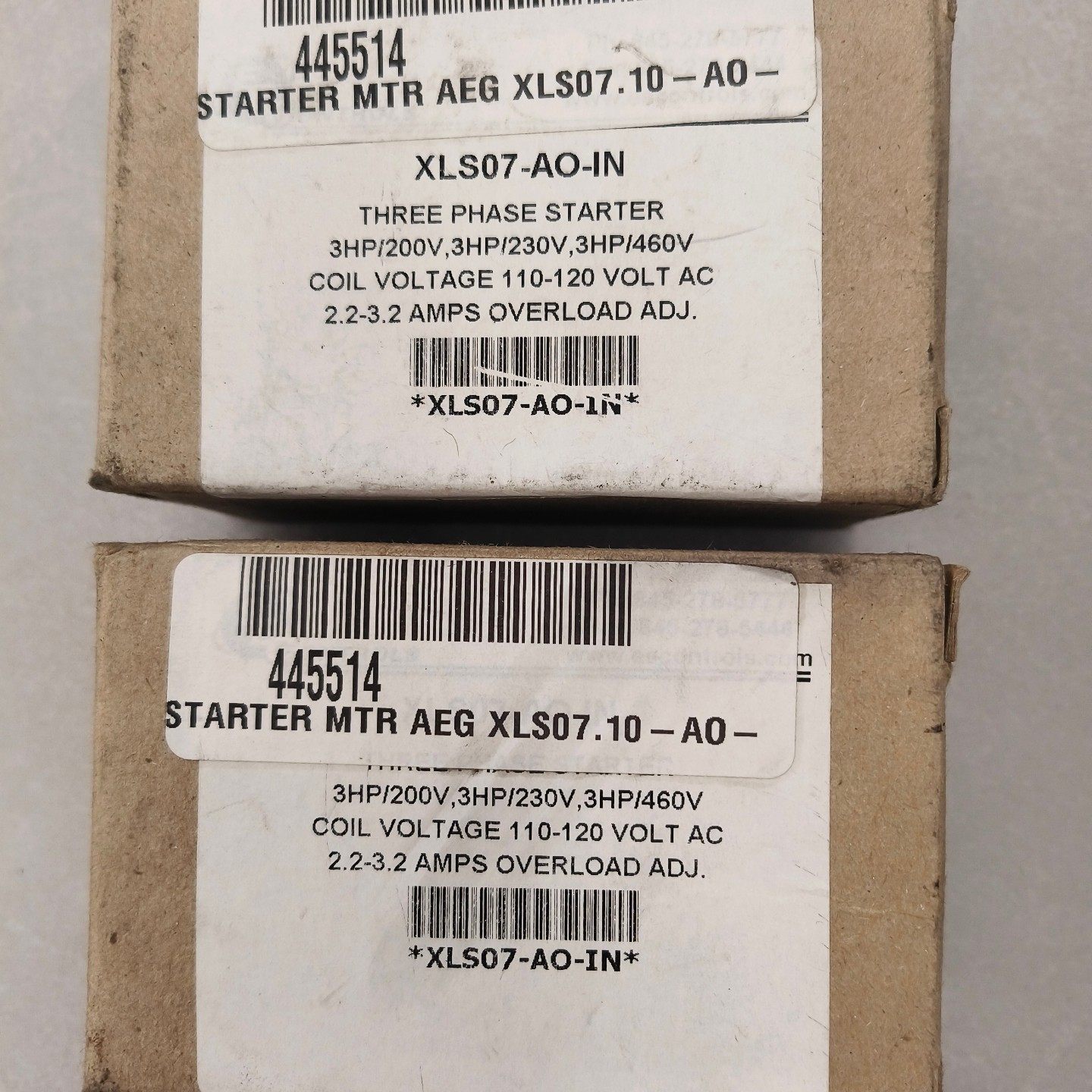 全新原装AEG接触器 XLS07.10-A0  AC110-