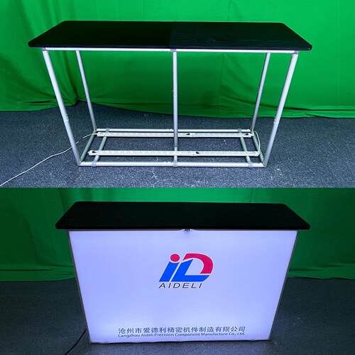 41120200c折叠前台快广幕x秀转印弹力布m展示台铝管承重接待告台