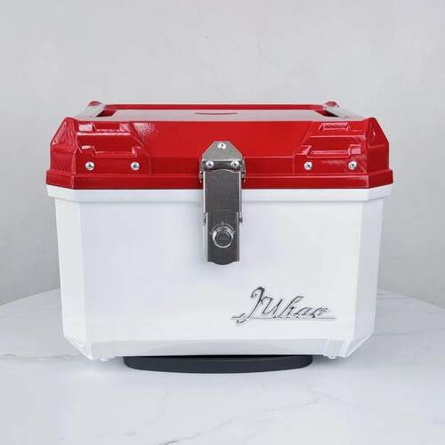 45L机车喷漆尾箱超大容量后备箱.电动车通用尾箱收纳箱彷铝合金