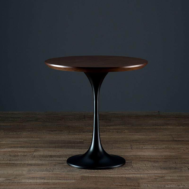 德宜客北欧郁金香茶几咖啡矮桌沙发边几客厅角几简约现代小圆桌子