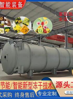 30平方真空冻干机大型水果蔬菜低温脱水设备早餐食品冻干机