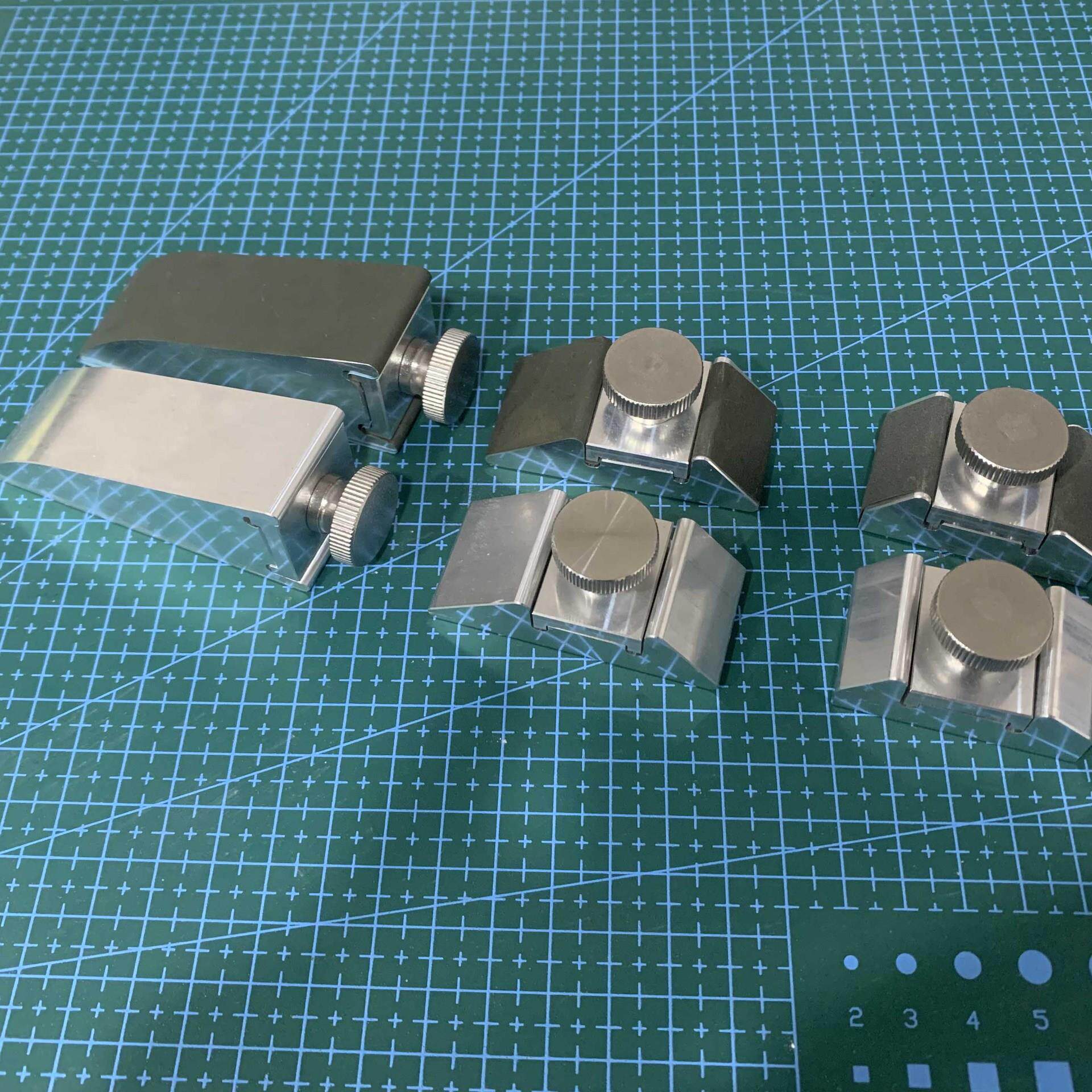 皮边打磨砂纸架榉木砂纸夹 手工DIY皮革皮边修整封边抛光砂纸架
