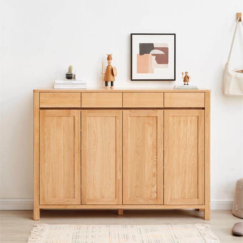 工厂直销实木鞋柜家用门口大容量橡木原木玄关柜进门收纳柜收纳柜,住宅家具,鞋柜,淘宝优惠券,粉丝福利购,淘宝优惠卷