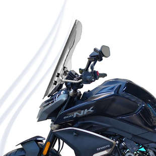 骑士牛适用摩托车春风450 675 800NK前风挡玻璃改装透明挡风配件