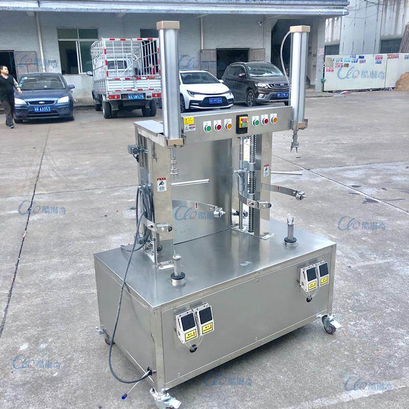 A水果罐头厂凤梨菠萝削皮机木瓜去皮机哈密瓜削皮机厚薄可调