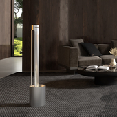 EIYANME现代流水摆件客厅招财加湿器轻奢办公室落地装 饰循环水景