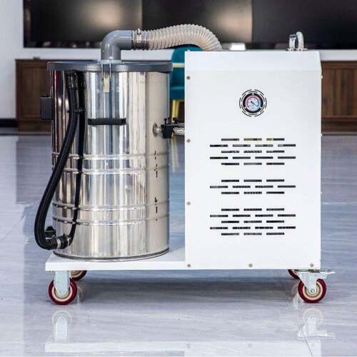 移动式工业吸尘器30L不锈钢吸尘器圆桶式压吸尘器