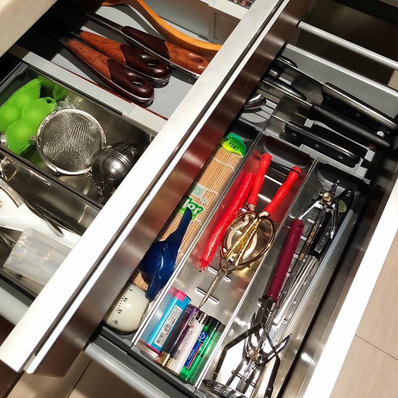 盒厨房用品件分割分隔物品柜衣橱抽屉分隔柜橱盒纳格 收700整理