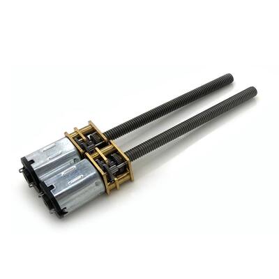 Ga12-N20减速小电机低速减速电机3V6V12V微型齿轮电机M4加长螺杆