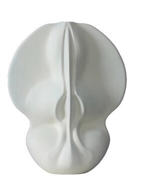 现代简约极简几何法式米色红色卡西花瓶树脂花器样板房桌面花瓶