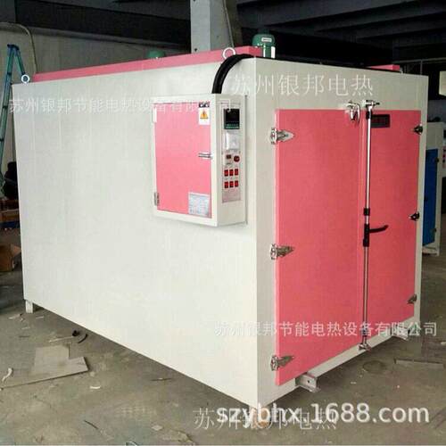 银邦电热LYTC型轻轨推车式聚氨酯制品烘箱 聚氨酯静压模具烘烤箱
