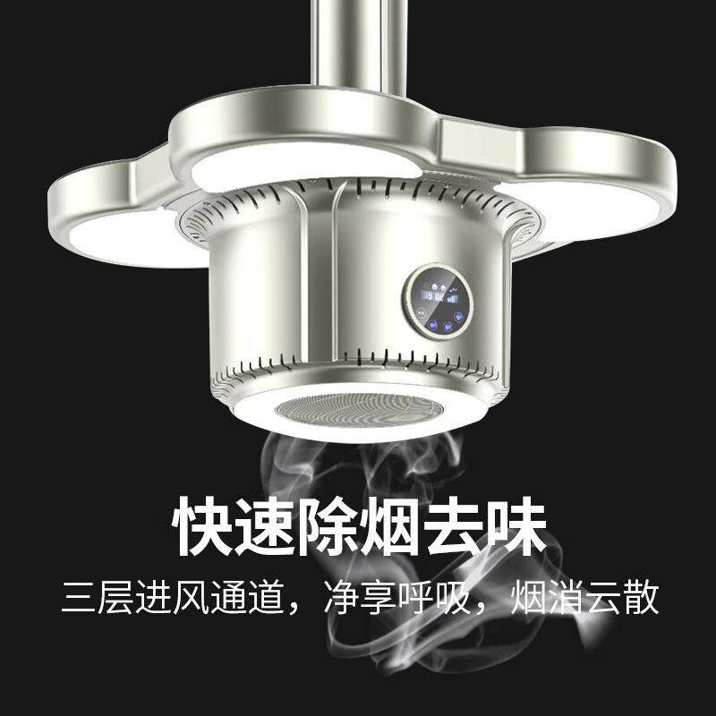 棋牌室吸烟灯空气净化器外排麻将馆排烟神器强力吸直排净化器悬挂