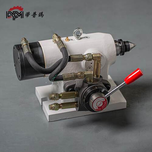 中心CNC数控分度头分度盘液压尾座高135顶针四轴转台液压驱动