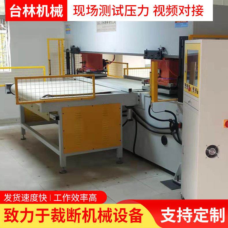 双头多刀智能裁断机电脑精密数控裁断机海绵双边自动送料裁断机