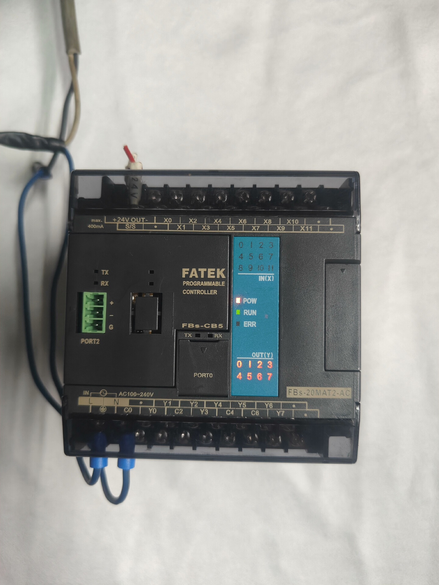 永宏plc：FBS一20MAT2一AC，功能包好，成色实物，