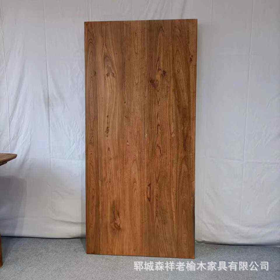 榆木木板材做旧拼接老木板老榆木装饰板材风化门板家具楼梯踏步板