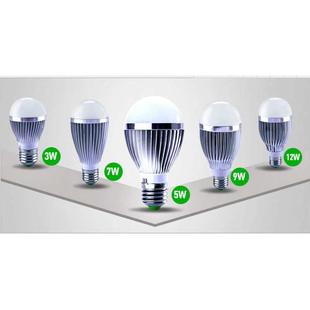 球泡灯3W5W7W9W12W螺口E27E14卡口B22家用LED节能灯泡220V 包邮