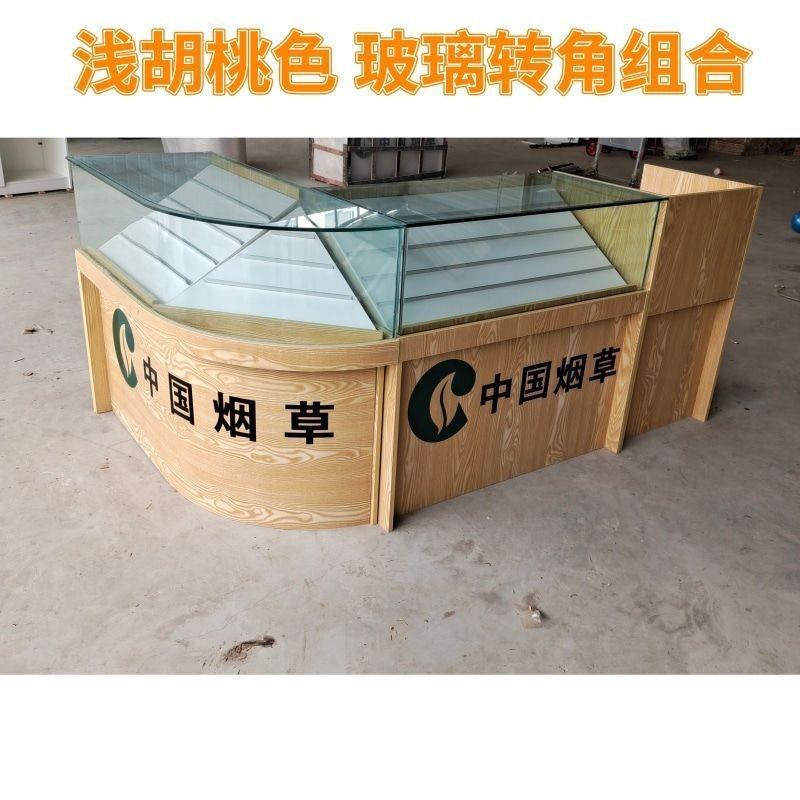 烟柜小部柜台卖超市利透明一体玻璃柜店家用带锁CD343743客便厅转