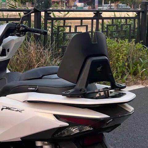 适用本田PCX160改装后靠背 升级乘客后靠腰 本田后靠垫