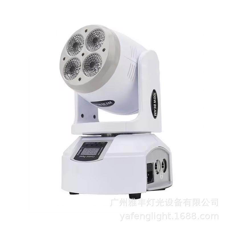LED4颗100瓦染色灯白色小摇头灯染色舞台灯KTV酒吧活动庆典效果灯