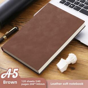 A5 B5 Notepad Thickened soft leather Notepad软皮笔记本