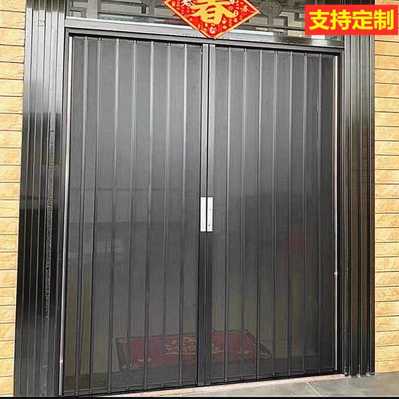 金刚网纱门大门防蚊纱窗门卧室铝合金折叠沙门简易推拉隐形别墅