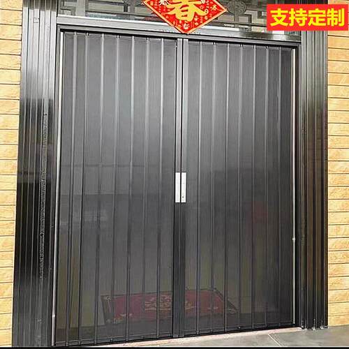 金刚网纱门大门防蚊纱窗门卧室铝合金折叠沙门简易推拉隐形别墅