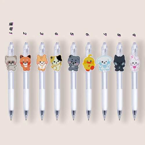 韩国男团ZEROBASEONE章昊ZB1成韩彬金地雄韩维辰中性笔签字笔62