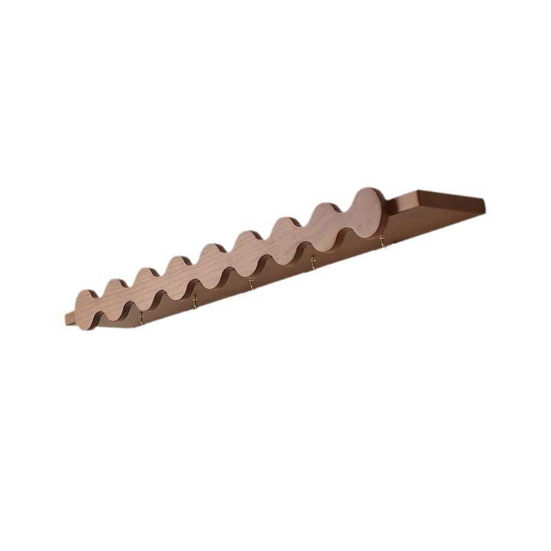 实木墙上置物架客厅打孔墙面隔板餐厅墙壁收纳一字卧室厨房搁板