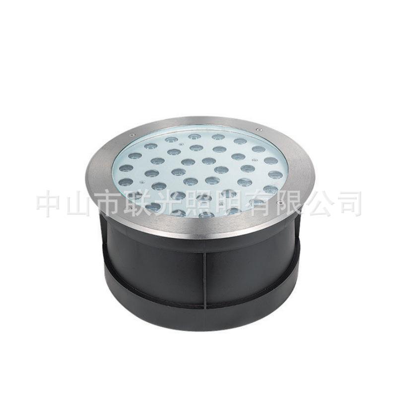 led水下地埋灯304不锈钢12v24V嵌入式泳池水池射灯RGB七彩喷泉灯