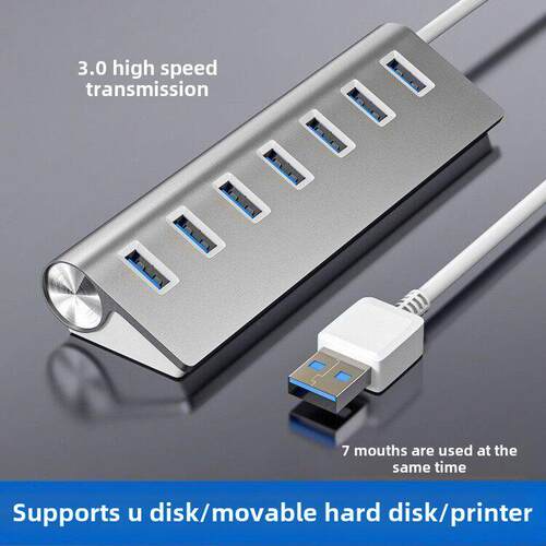 Usb3.0 Extender Hub Splitter集线器扩展坞到桌面USB插头多接口