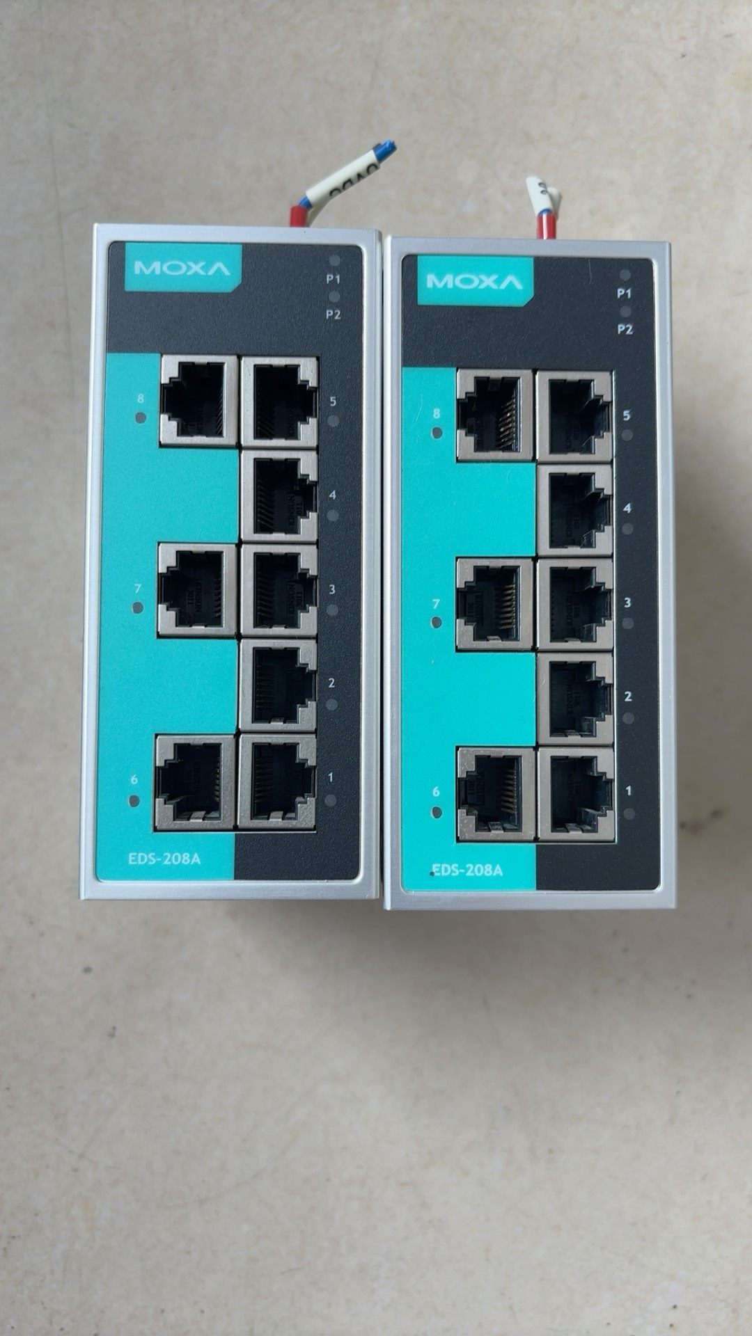 台湾MOXA工业交换机EDS-208A，8口非网管型，支持百