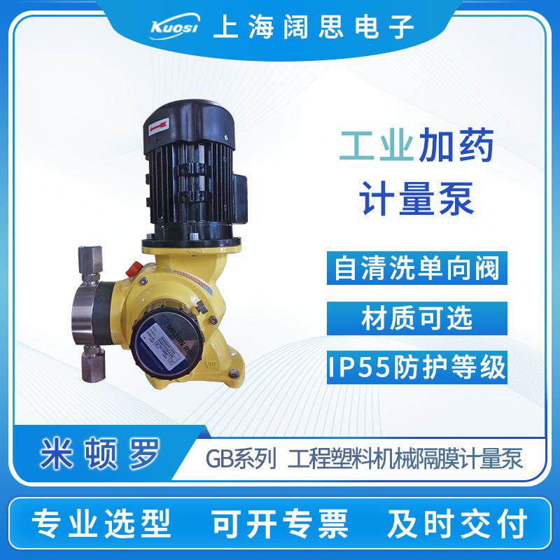 LMI米顿罗机械隔膜计量泵GB系列双隔膜泵头大流量电动污水加药泵