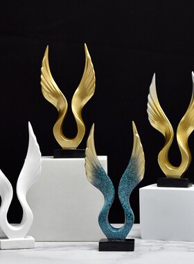 柜子装饰品摆件客厅轻奢高档迷你大鹏展翅北欧现代客厅书房家居饰