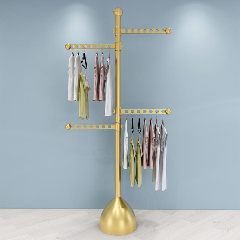 户型落581地衣架架卧室床头置物收衣帽架多功能纳床边晚小上放衣