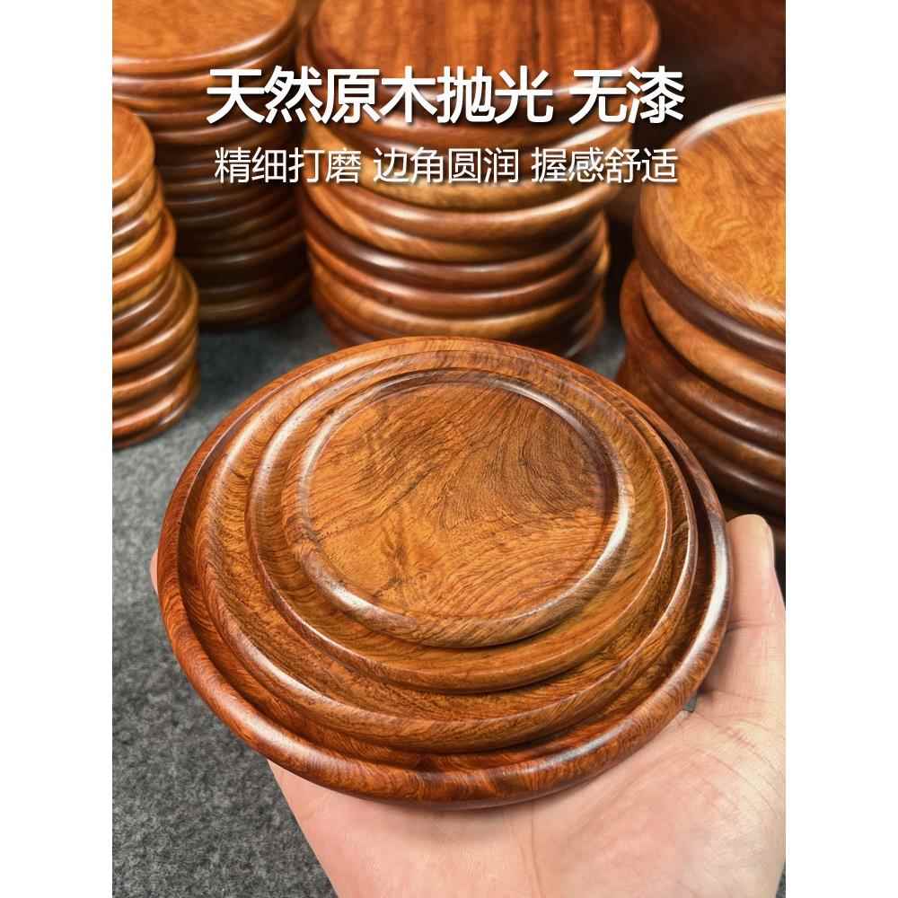 高档红木隔热垫家用木垫耐高温餐桌盘垫碟实木防烫锅垫
